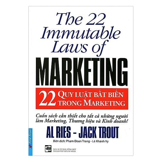 22 quy luật bất biến trong marketing - sách hay về marketing và kỹ năng