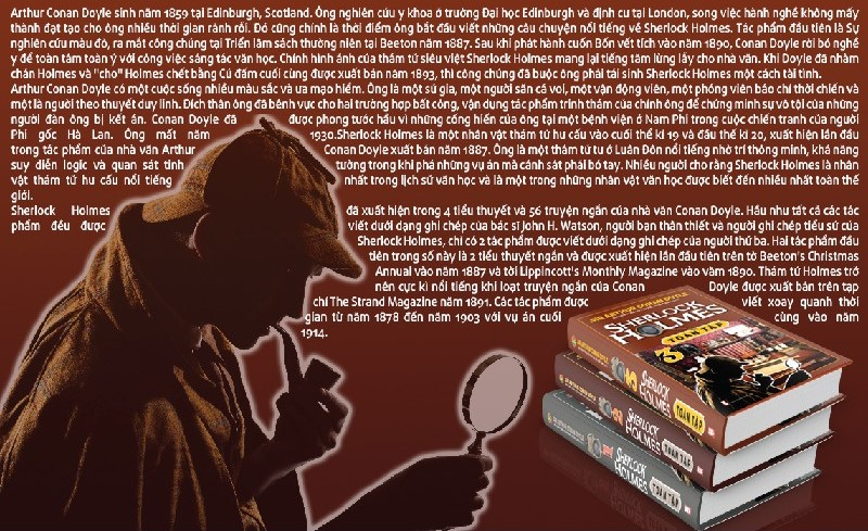 Nội dung sách xoay quanh thám tử lừng danh Sherlock Holmes